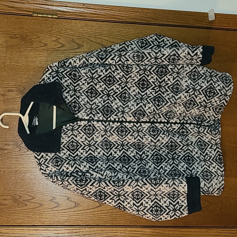 Womens Avalanche Fleece Jacket Size Large - black lining